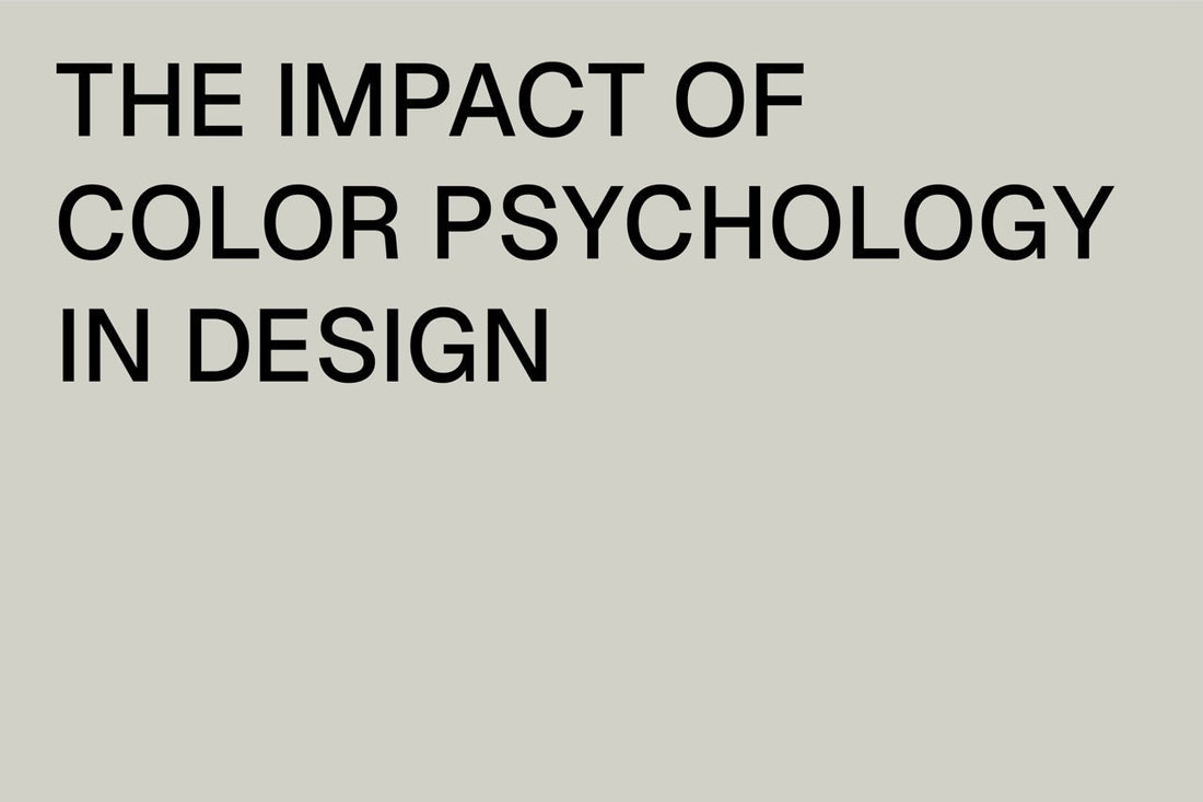 THE IMPACT OF COLOR PSYCHOLOGY IN DESIGN